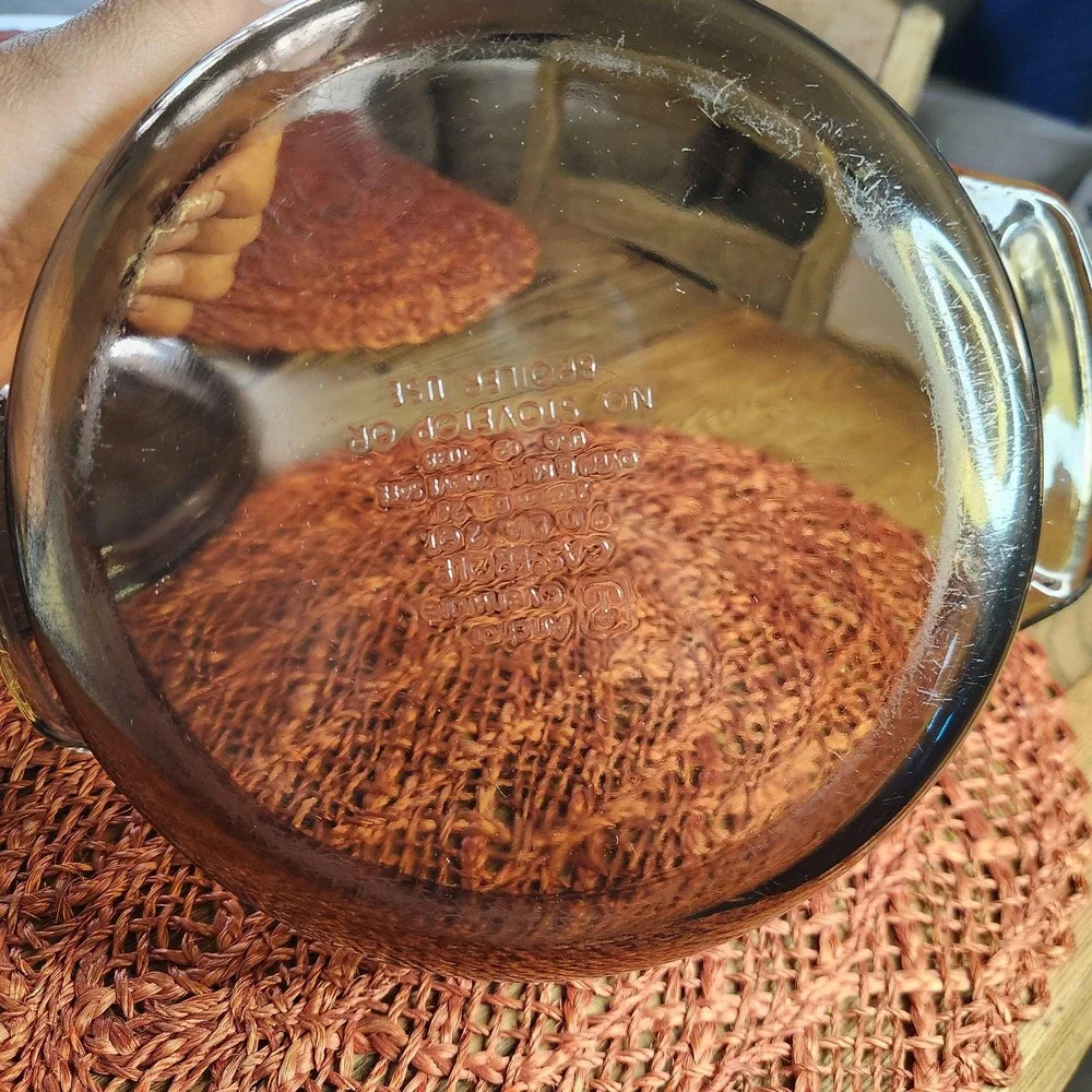 Vintage‎ Anchor Hocking Smoke Brown Glass Baking Dish
